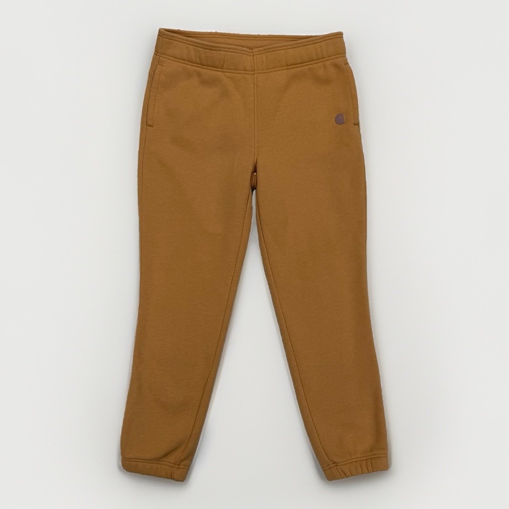 Carhartt Women's M 8-10 Relaxed Jogger Sweatpants Brown Cozy Athleisure Casual